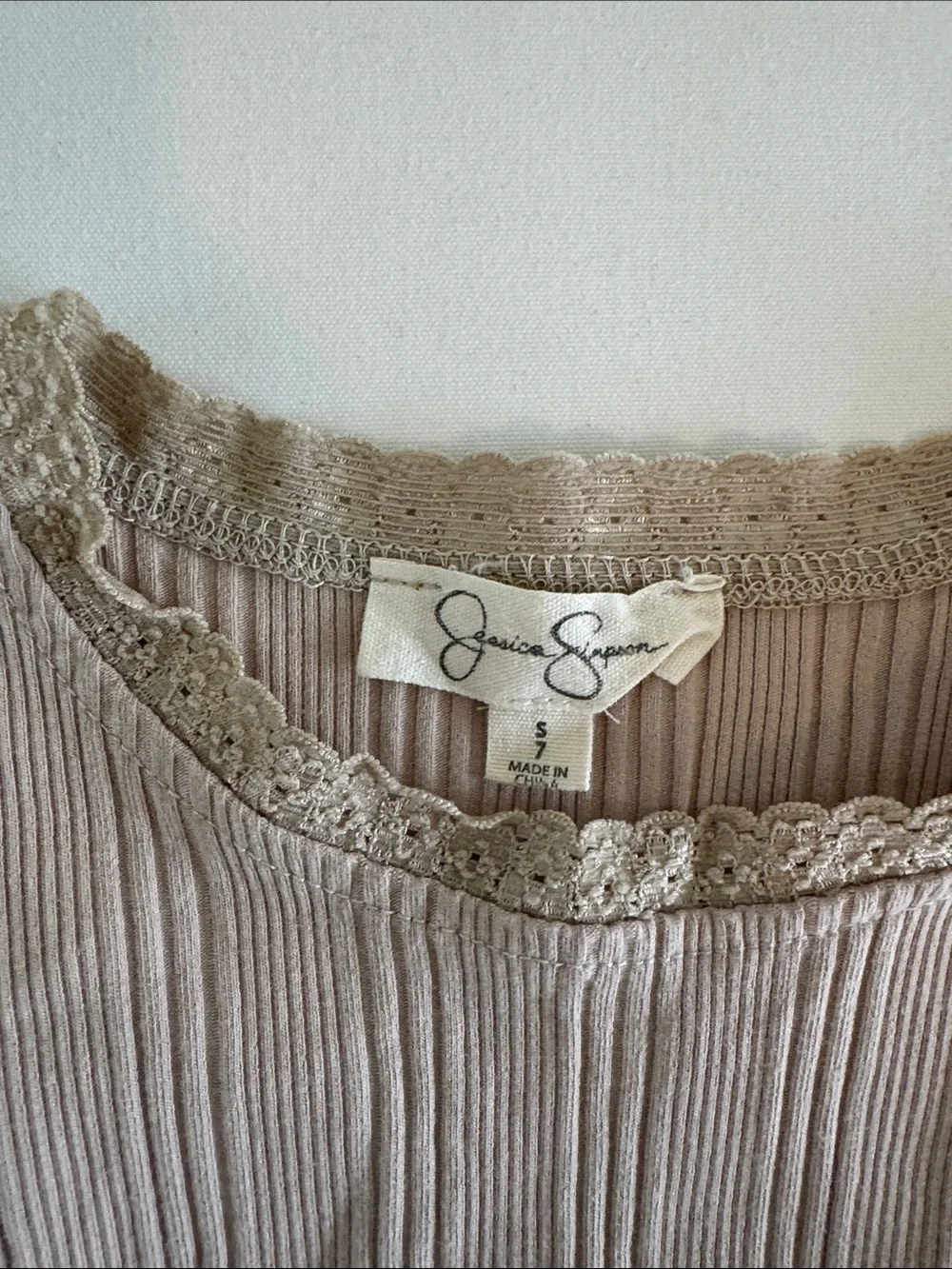 Jessica Simpson Beige Ruffle Sleeve Ribbed Top Leopard Print Skort Set Sz S (7)